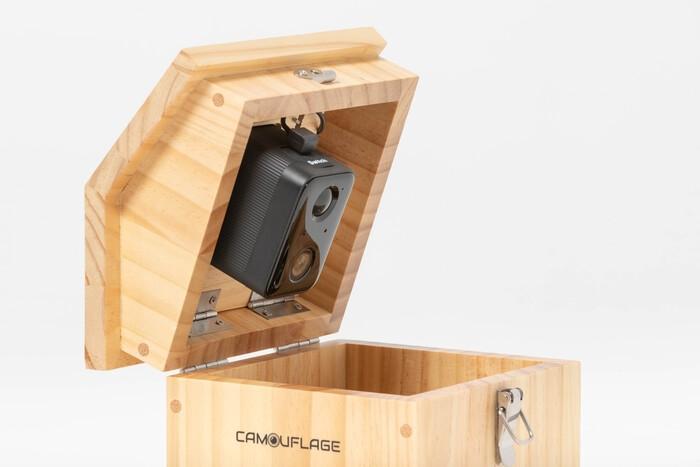 Produktbild WildcameraXL Camouflage Vogelhaus EZ Nesteye, Grundfarbe: Braun, Tierart: Vogel