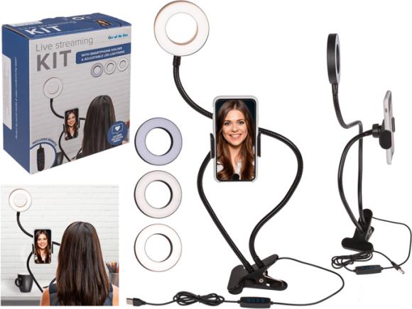 Actual product image Ootb Live streaming & vlogging kit with mobile phone holder