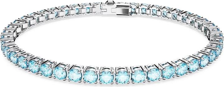 Immagine prodotto Swarovski Bracciale tennis Matrix taglio rotondo blu (16.50 cm, Metallo Swarovski)