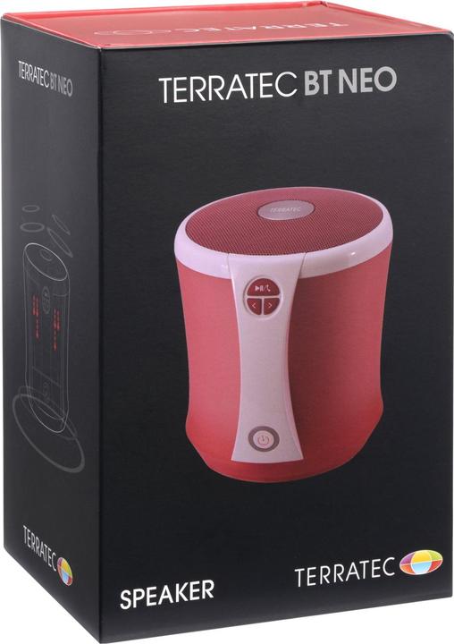 Immagine prodotto Terratec Concerto BT NEO rosa Bluetooth 2.1 f. riproduzione senza fili Aux handsfree Micro SD insertion... (5 h, Batteria, Porta USB, Batteria ricaricabile)