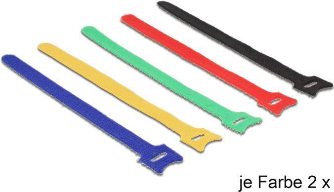 Image du produit Delock Colored Velcro (Serre-câbles velcro, 200 mm, 10 pcs)