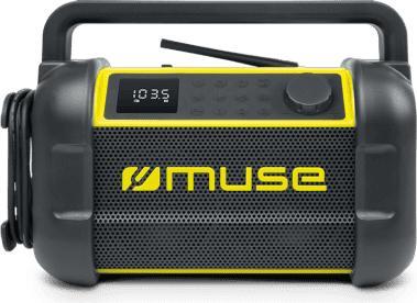 Immagine prodotto Muse Altoparlante radio da cantiere M-928 BTY, nero/giallo (FM, NFC, Bluetooth)