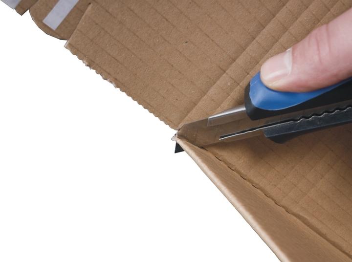 Actual product image Smartboxpro Packaging box 22x33.5x8-19cm PU=10 pieces brown (10 x)