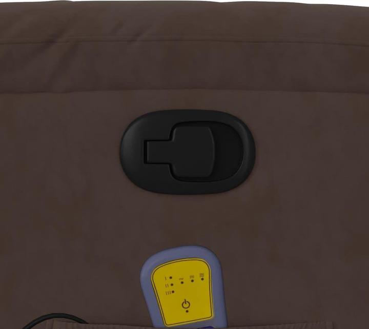 Immagine prodotto VidaXL Sedia da massaggio in tessuto microfibra marrone,Colore: Marrone,Materiale
