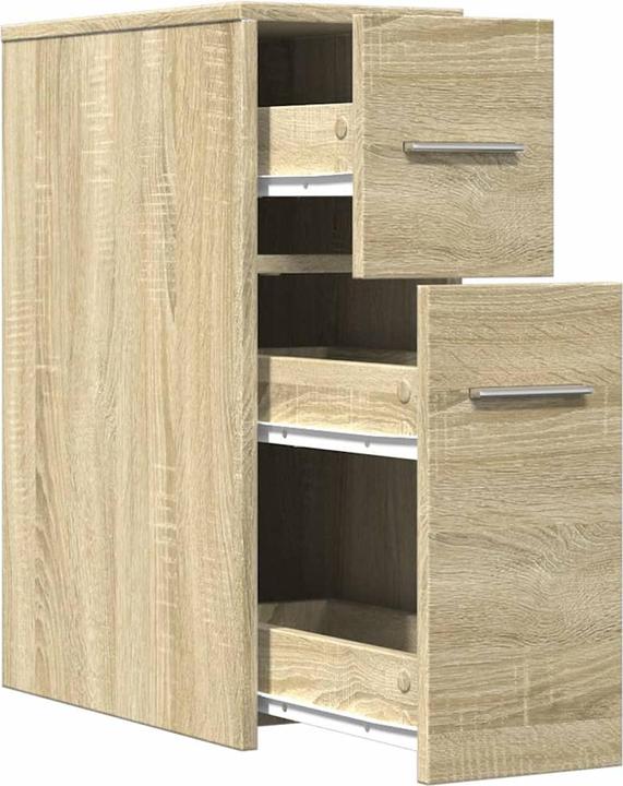 Produktbild VidaXL Badschrank Schmal mit Rollen