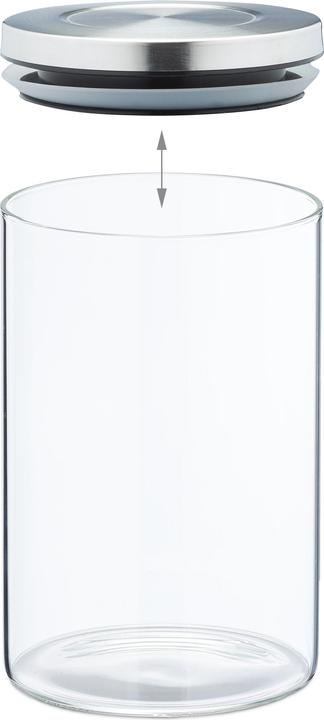 Actual product image Relaxdays 4x storage jars (0.75 l)
