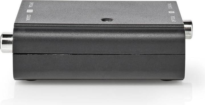 Produktbild Nedis Digital Audio Converter 2-Weg Anschlüsse - Eingang: 1x S / PDIF (RCA) Buchse / 1x TosLink Buch (0.05 m, Optisch)