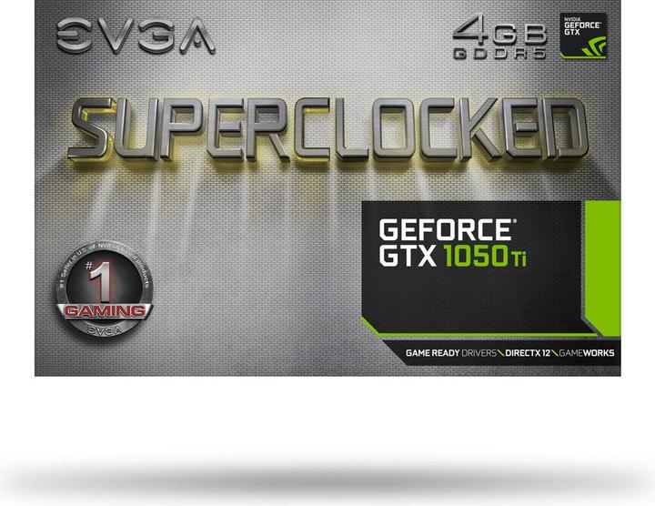 Produktbild EVGA GeForce GTX 1050 Ti SC Gaming (4 GB)