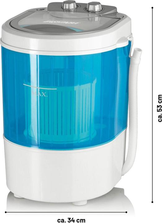 Immagine prodotto Easymaxx Mini lavatrice 07475 (3 kg, Verso l'alto)