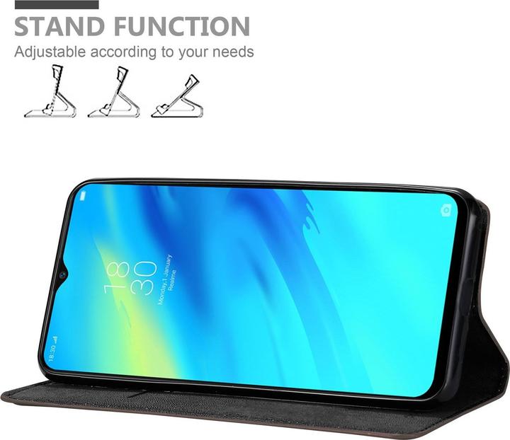 Productafbeelding Cadorabo Boek Onzichtbare Magneethoes (Realme 7 Pro)