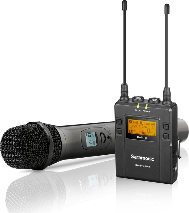 Actual product image Saramonic UwMic9 Kit 4 (RX9 + HU9) Zestaw do bezprzewodowej transmisji dźwięku