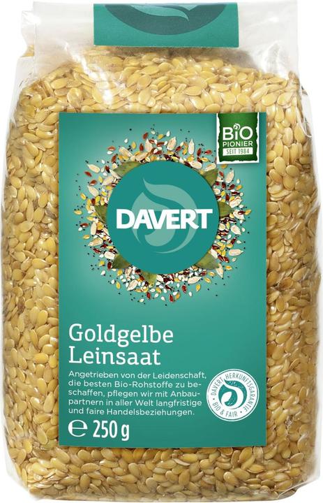 Davert Graines de lin jaune doré (250 g)