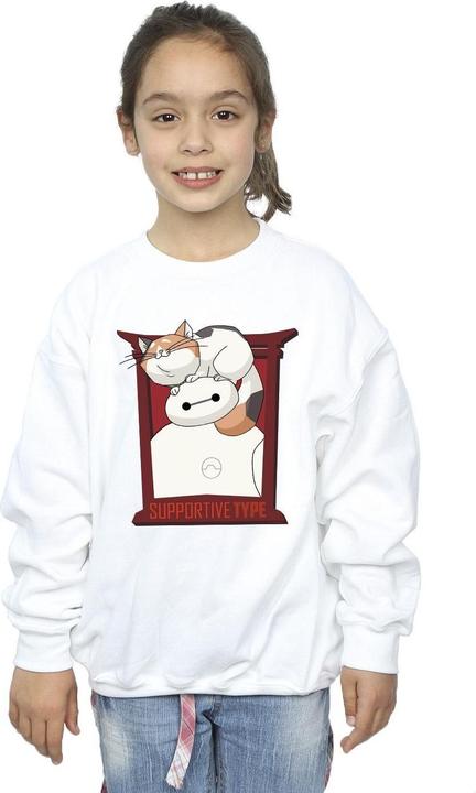 Produktbild Disney Big Hero 6 Baymax Frame Support Sweatshirt Mädchen (140, 146)