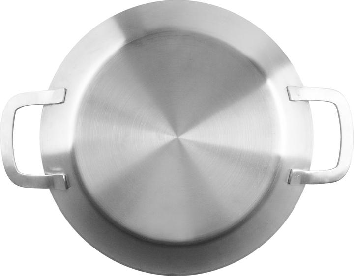 Actual product image Ibili Paella pan Triply Energy 38 cm For traditional Spanish paella, suitable for all hob types (38 cm, Paella pan, Stainless steel)