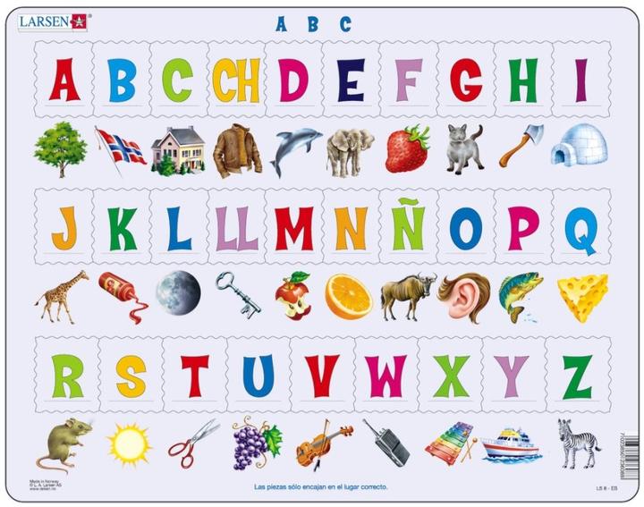 Produktbild Larsen Frame Puzzle - A B C Puzzle (in Spanish) (26 Teile)