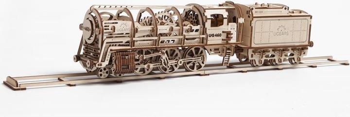 Actual product image Ugears Steam locomotive with tender
