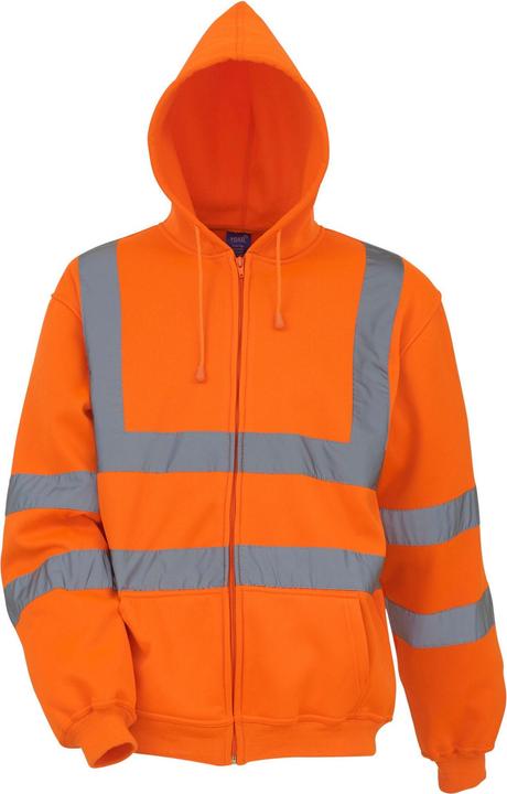 Actual product image Yoko Mens Hi-Vis Full Zip Hoodie (XXL)