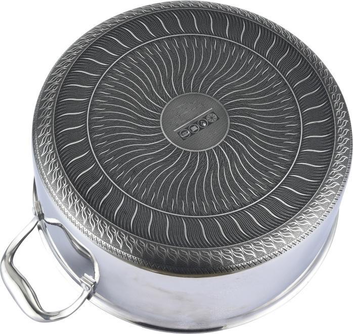 Actual product image Cheffinger Saucepan 20 cm - stainless steel (20 cm, Pot, Stainless steel)