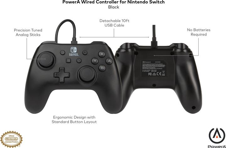 Actual product image PowerA Black (Switch)