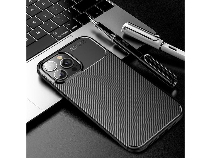 Immagine prodotto Screenguard Custodia TPU Carbon Design (Apple iPhone 14 Pro)