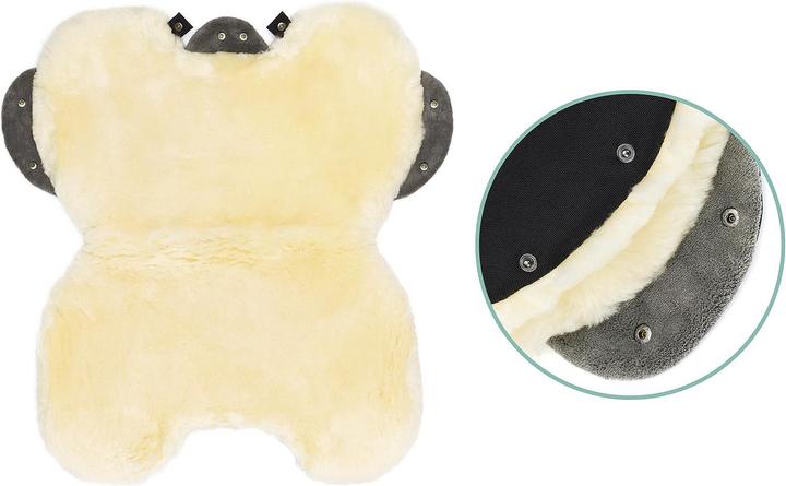 Actual product image Babyworld BW hand warmer lambskin sw