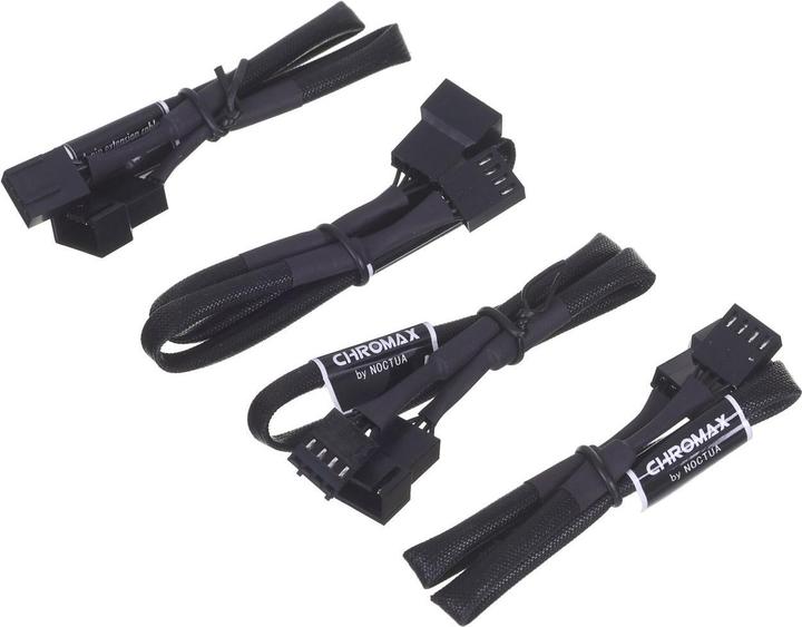 Actual product image Noctua NA-SEC1 chromax.black fan extension cable set