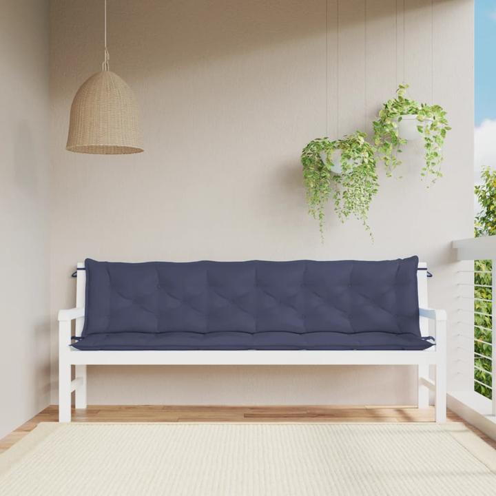 Immagine prodotto VidaXL Cuscini per panca da giardino 2 pezzi. Tessuto O x Ford (200 x 50 x 7 cm)