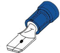 Velleman Connecteur mâle 4.8Mm Blue