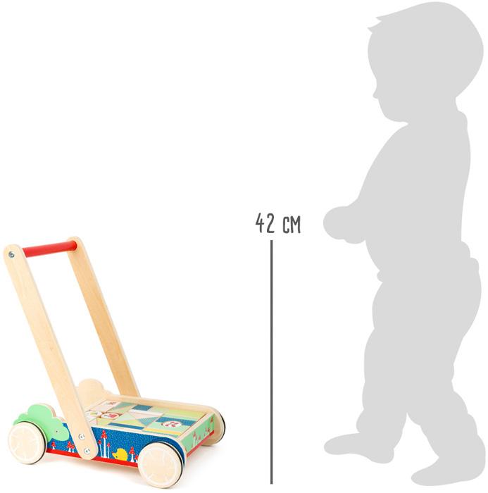Actual product image small foot Baby walker building blocks Move it