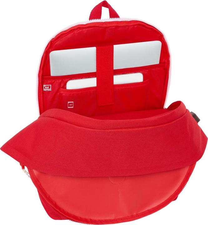 Produktbild Sevilla Fútbol Club Laptop- und Tablet-Rucksack mit USB-Anschluss Rot 31 x 44 x 18 cm
