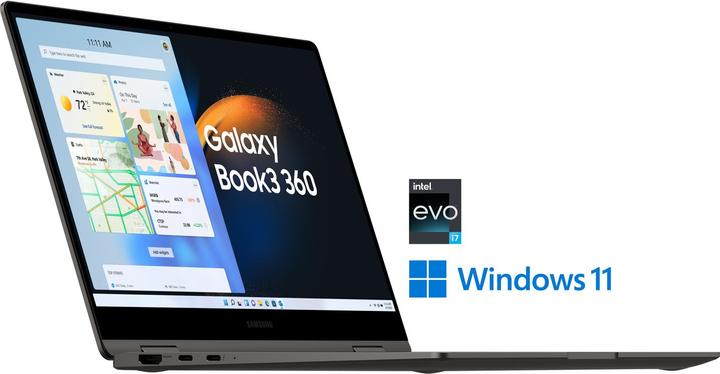 Produktbild Samsung Galaxy Book3 360 (13.30", Intel Core i7-1360P, 16 GB, 1000 GB, DE)