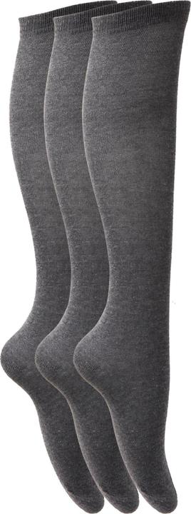 Universal Textiles Mädchen Kniestrümpfe unifarben (3er Pack)