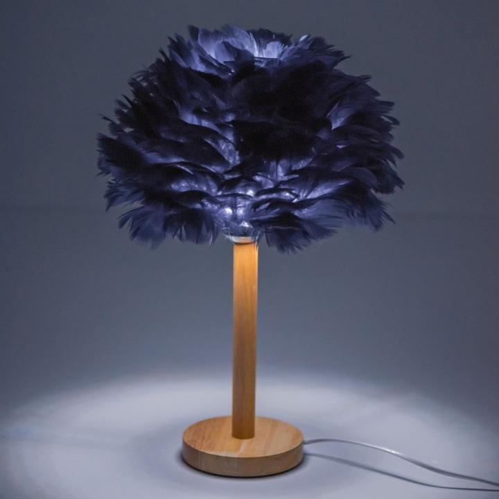 Actual product image OEM Lights for outdoor use Table lamp bedside feather Art Deco blue CBDPH