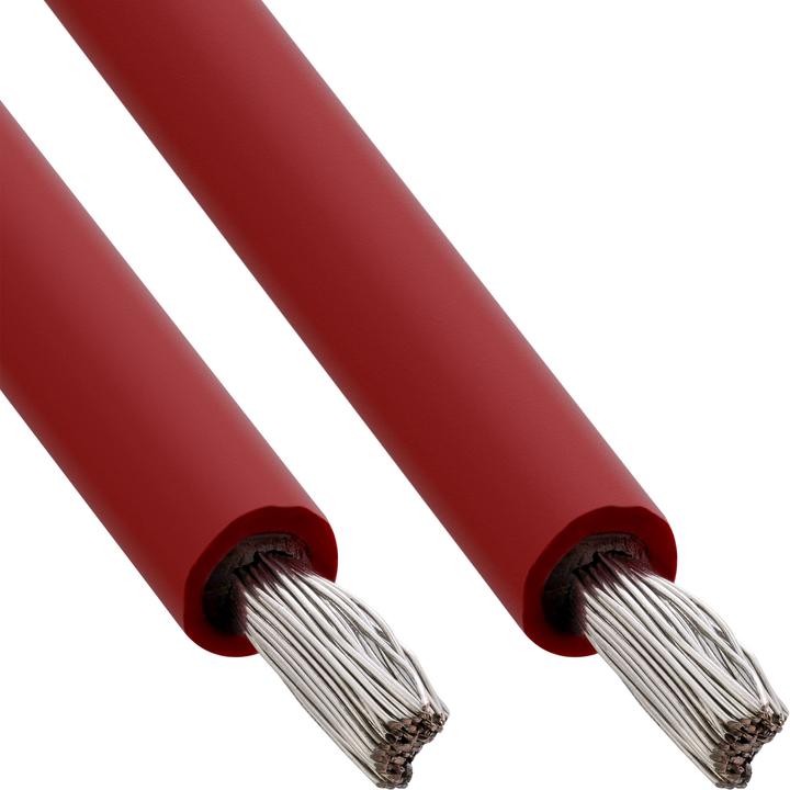 Image du produit InLine ® Solar Installationskabel Meterware H1Z2Z2-K 4mm² rot 25m (Câble solaire)