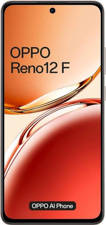 Actual product image OPPO Reno12 F 5G (256 GB, Amber Orange, 6.67", Dual SIM, 50 Mpx, 5G)