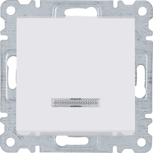 Image du produit Hager Interrupteur d'escalier Lumina 2 blanc éclairé (WL0220)