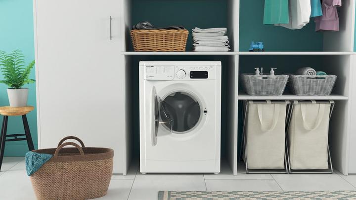 Produktbild Indesit BDE 861483X WK IT N Waschtrockner Freistehend Frontlader Weiss D (EU-Stecker)