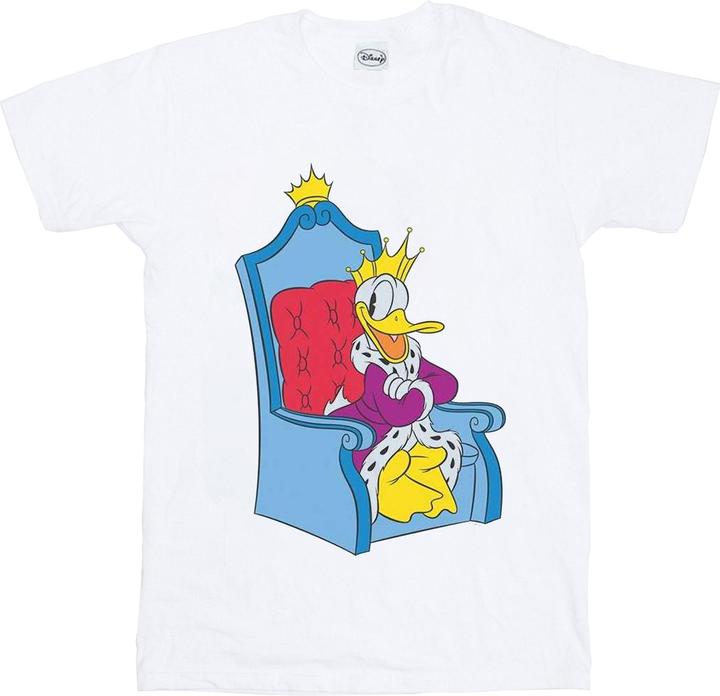 Actual product image Disney Mens Donald Duck King Donald T-Shirt (S)