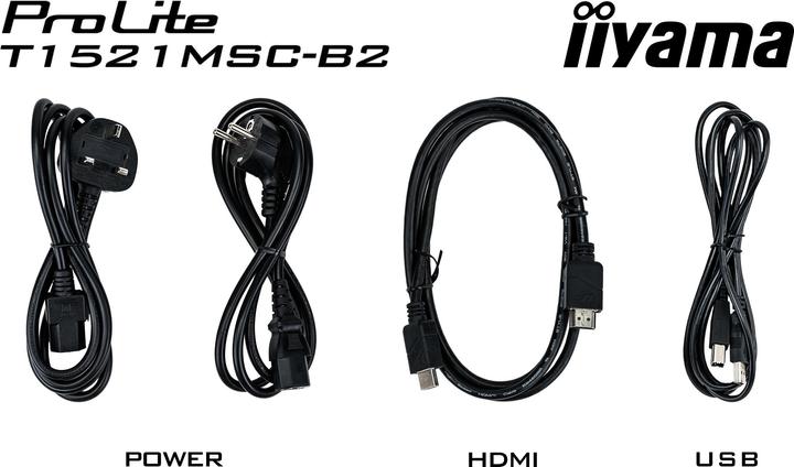 Immagine prodotto iiyama TFT T1521MSC 38cm TN PCAP (1024 x 768 pixel, 15")