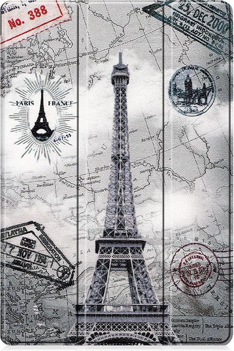 Cover-Discount Galaxy Tab S7+ (12.4) - Tri-fold Smart Case Paris (Galaxy Tab S7 FE)