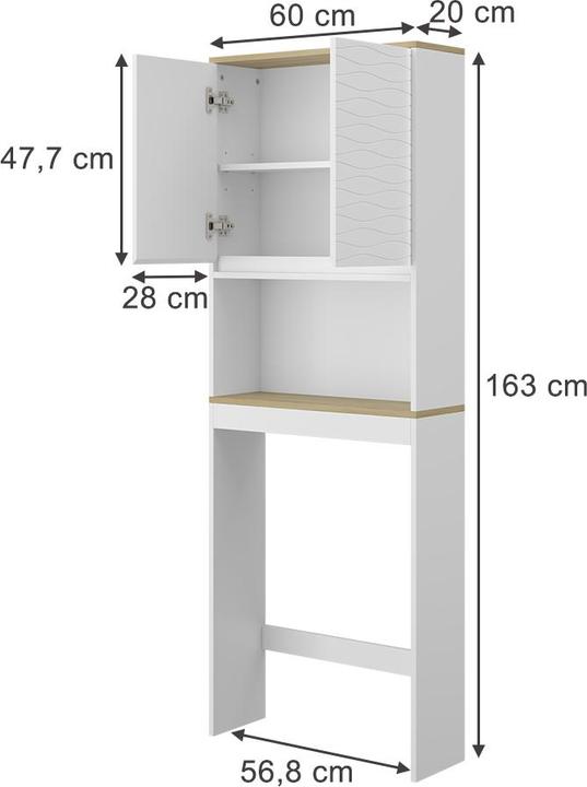 Immagine prodotto Vichy Livia (60 x 20 x 163 cm)
