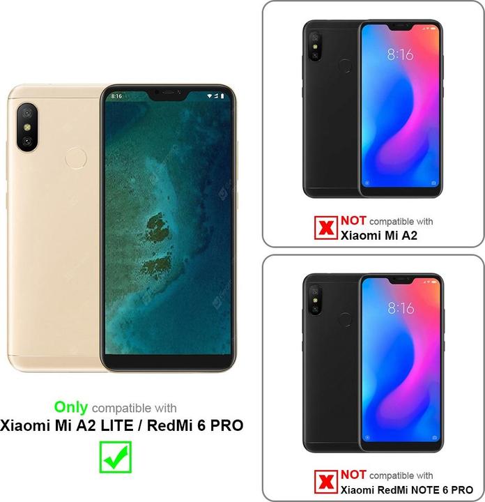 Produktbild Cadorabo Handykette für Xiaomi Mi A2 LITE / RedMi 6 PRO Necklace Hülle mit verstellbarem Kordelband