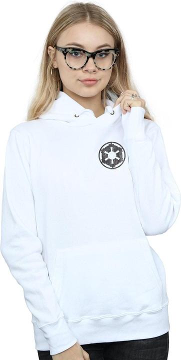 Image du produit Star Wars - Sweat à capuche THE MANDALORIAN GALACTIC EMPIRE INSIGNIA BREAST PRINT - Femme (XXL)