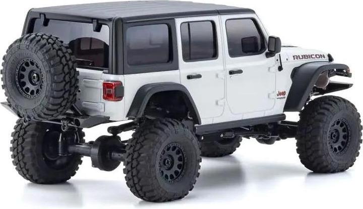 Image du produit Kyosho Scale Crawler Mini-Z Jeep Wrangler Rubicon White ARTR, 1:24 (RTR Prêt à fonctionner)