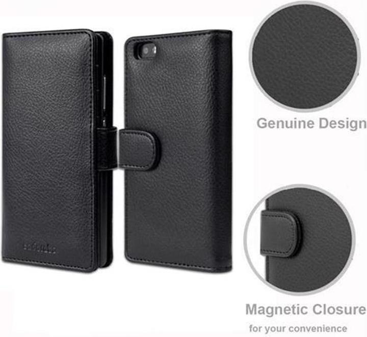 Produktbild Cadorabo Book mit 3 Kartenfächer Cover (Huawei P8 Lite)