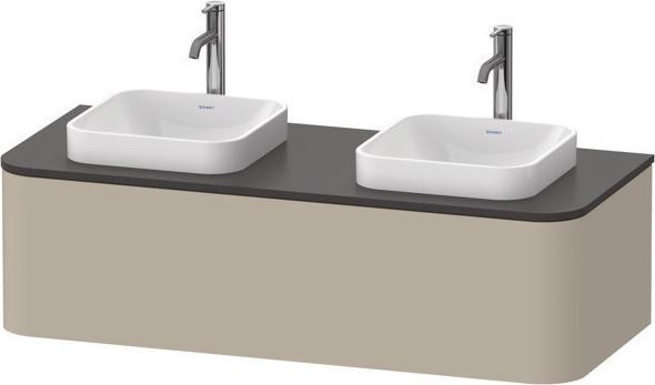 Duravit Happy D.2 Plus Vanity unit base for wall-mounted bracket, 1300x550 mm, 1 pull-out, for top-m (130 x 55 x 35.5 cm)