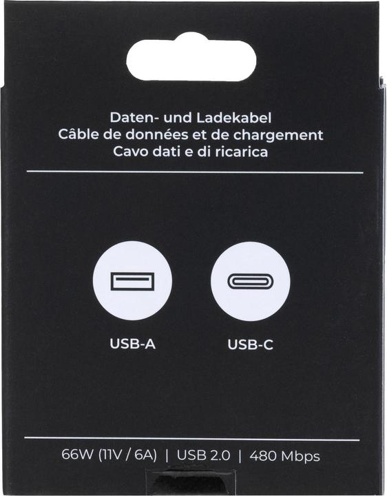 Produktbild Onit USB 2.0-Kabel USB A - USB C 0.5 m, Weiss (0.50 m, USB 2.0)