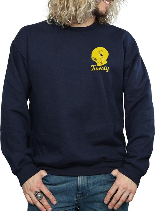 Immagine prodotto Looney Tunes Tweety Pie Head Felpa Uomo (M)