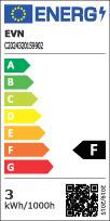 Energy Label EVN COB LED stripe (RGBW, 500 cm, Indoor)