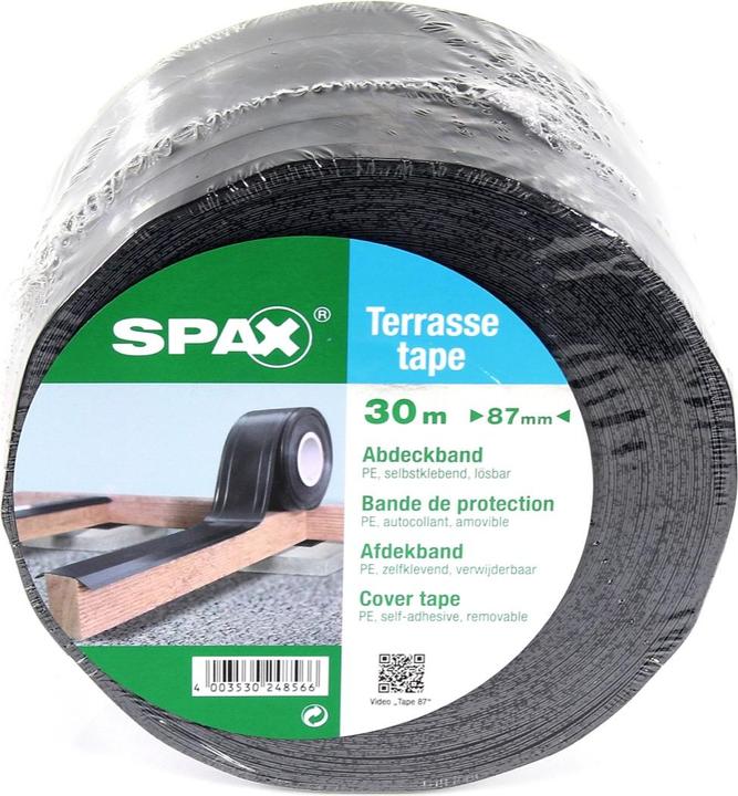 Produktbild Spax Terassenklebeband zum Schutz der Holzkonstruktion B=87mm, L=30m, Stärke 0,5mm (87 mm)